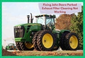 john deere parked filter cleaning